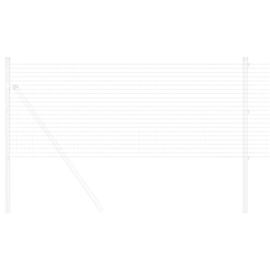 Gjerdeplate Geometrisk sølv 0.4 x 10 m Galvanisert Stål