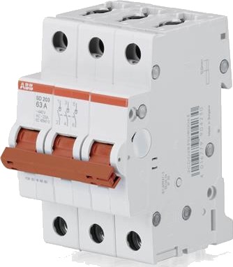 ABB Lastbryter modulær SD202 2P 63A