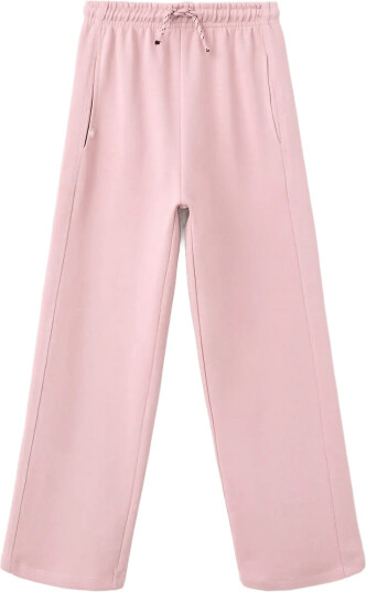 Mango Cotton Jogger Style Trousers Pink 11 12