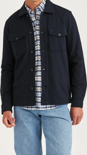 Morris Andrew Jersey Overshirt   Black   L