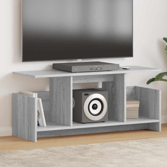 TV benk Grå Sonoma 102 x 35 x 45 cm Konstruert tre TV benk Grå Sonoma 102 x 35 x 45 cm Konstruert tre