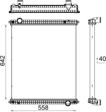 MAHLE CR 380 000P Radiator motorkjøling