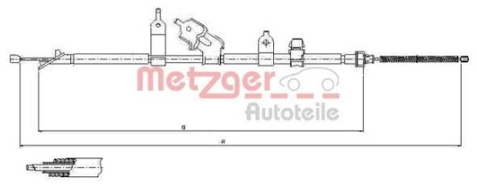 Bremsewire METZGER 17.1081