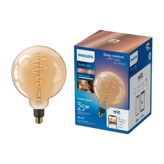 PHILIPS AMB FILAMENT-SMARTPÆRE 6W G200 E27 PHILIPS AMB FILAMENT-SMARTPÆRE 6W G200 E27