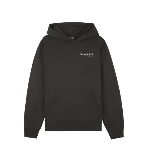 Sporty & Rich Hwcny Hoodie Grey XS Sporty & Rich Hwcny Hoodie Grey XS