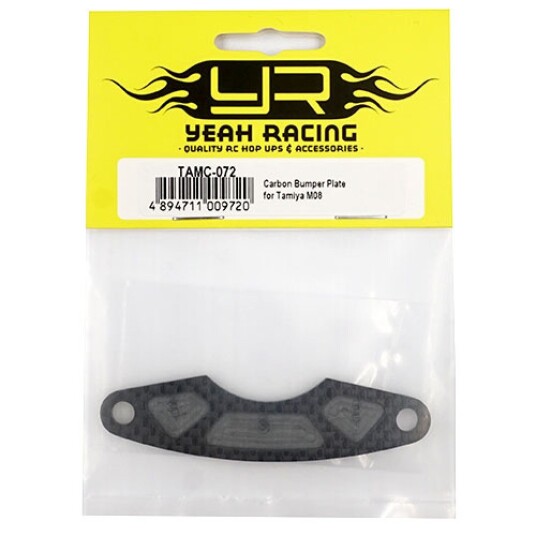 Yeah Racing TAMC-072 Graphite Bumper Plate for Tamiya M08