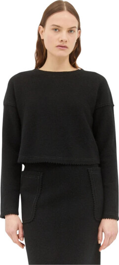 Max Mara Dame Strikkevarer Svart S,