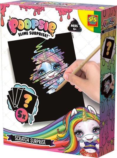 SES Creative Skrapekort Poopsie