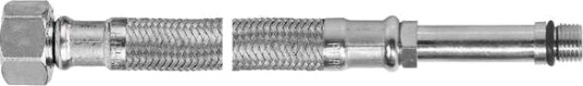 Ferro Fleksible Tilkoblingsslanger 3/8" 50 Cm Wbs14 Med Lang Ende I Ståltrådstrømpe Ferro Fleksible Tilkoblingsslanger 3/8" 50 Cm Wbs14 Med Lang Ende I Ståltrådstrømpe
