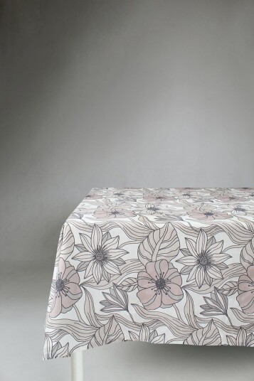 Dukar   Bomullsduk Aurelia beige Størrelse: 140 x 250 cm