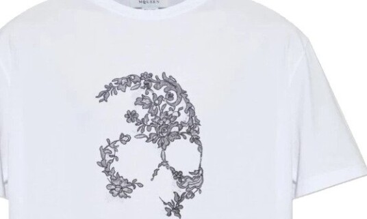 Alexander McQueen Herre Topper Hvit M,
