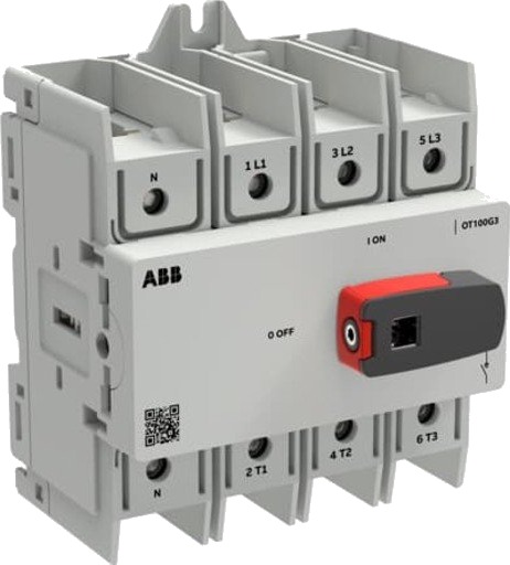 Abb Lastbryter 4-polet 100A, OT100G3-4BSN1 Abb Lastbryter 4-polet 100A, OT100G3-4BSN1