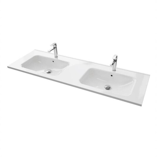 Vikingbad INA D46 Thin Møbel B60-180cm - H2cm Hvit 140cm Dobbel Vikingbad INA D46 Thin Møbel B60-180cm - H2cm Hvit 140cm Dobbel