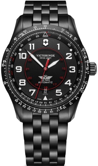 Victorinox Herreklokke 241974 AirBoss Sort/Stål Ø42 mm Victorinox Herreklokke 241974 AirBoss Sort/Stål Ø42 mm