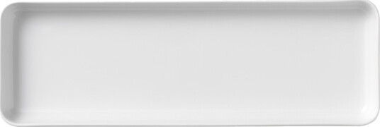 Royal Copenhagen White Fluted rektangulært fat Diameter 36 cm