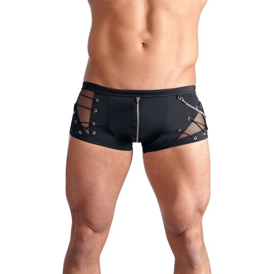 Svenjoyment Boxershorts med Glidelås       - Svart - 2XL