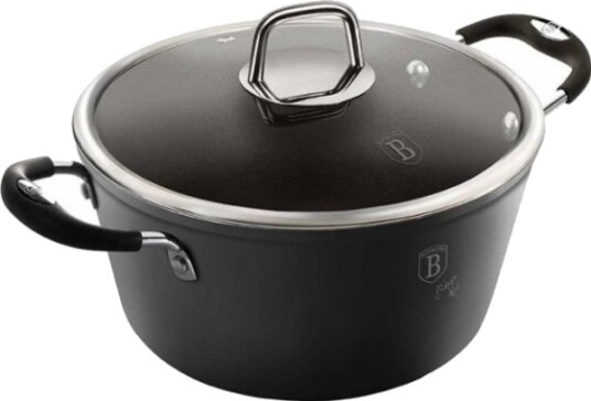 Berlinger Haus Gryte Garnek Tytanowy 20 Cm 2,5 L Berlinger Haus Black Professional Line Bh 6122