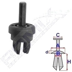 Clip ROMIX C60702 Clip ROMIX C60702
