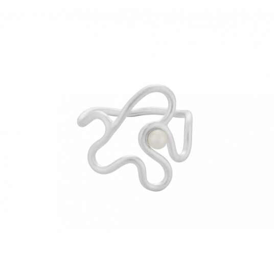 Pernille Corydon Bay Pearl Ring Sølv r-115-s-48 (ring) - Dame - 925 sterling silver