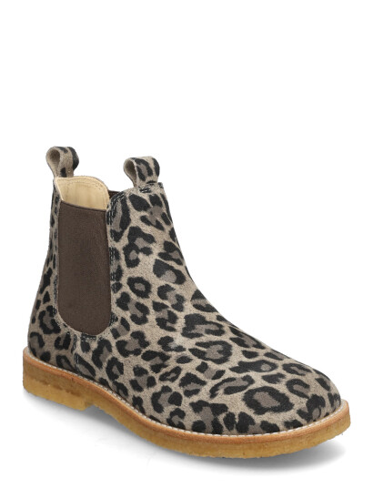 ANGULUS Booties - Flat - With Elastic - Beige - 25