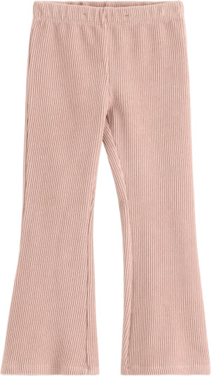 Lindex Flared Leggings In Corduroy Pink 116