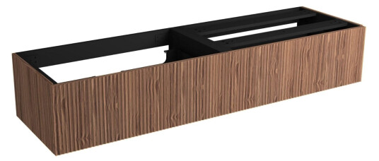 Vikingbad MIE Demi Bølge Servantskap Valnøtt / 160cm
