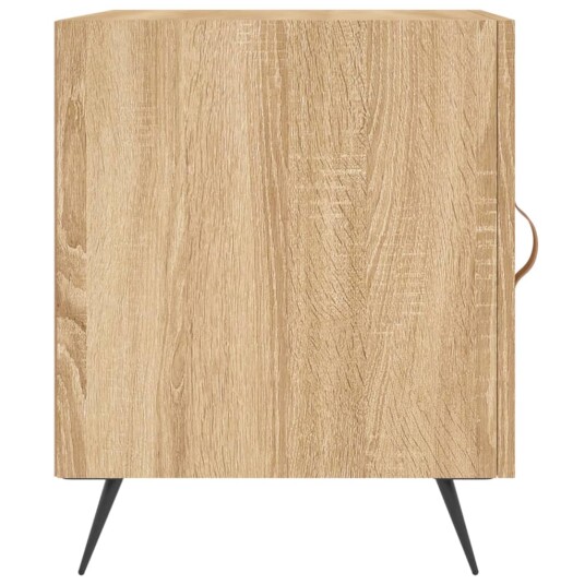 vidaXL Nattbord sonoma eik 40x40x50 cm konstruert tre
