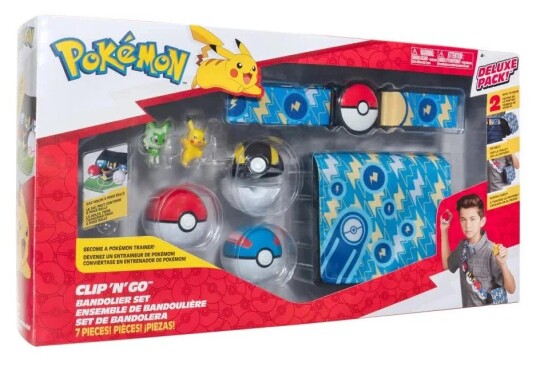 Pokémon Clip 'N' Go Bandolier Lekesett med 2 Figurer for Barn 4+ År