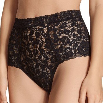 Calida Truser Natural Comfort Lace Maxi Brief Svart polyamid Medium Dame