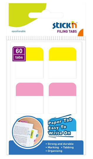 Indexfliker i papp 28x25 mm Stick´n Indexfliker i papp 28x25 mm Stick´n