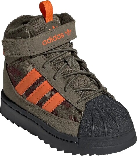 adidas Originals Superstar Winter Trek I - OLISTR/ORANGE/NGTCAR - 23