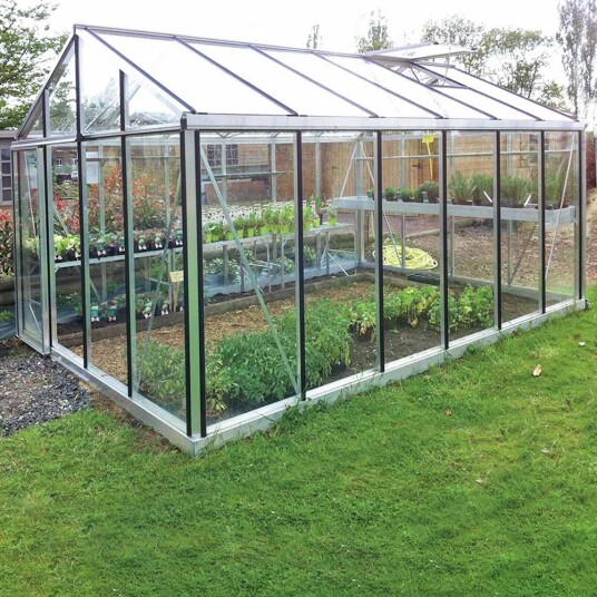 Drivhus Oasen Senior Hobby Aluminium, 14,2 M²