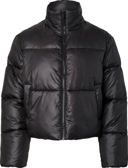 pieces - Pufferjakke Pcamilia Short Puffer - Svart