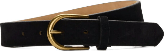 Selected Slmcalle Suede Belt Black 100 Selected Slmcalle Suede Belt Black 100