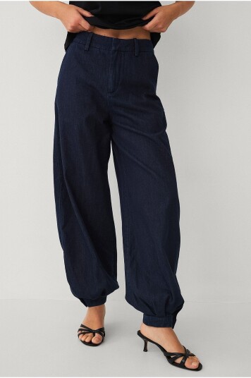 Ellos Collection Jeans med ballongben Blå
