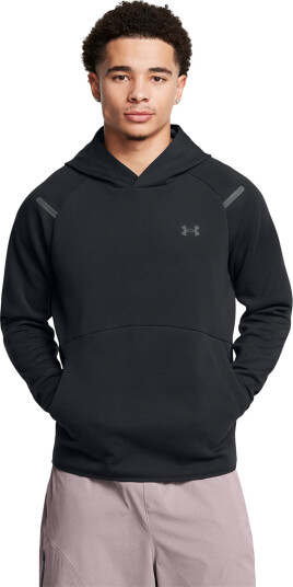 Sweatshirt Under Armour Unstoppable Fleece Hooded EU Black/ Black S