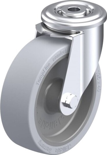 Blickle 757062 Lir-Posi 125G-Sg Styrehjul, Hjuldiameter 125 Mm, Bæreevne (Maks.) 120 Kg (1 Stk.)