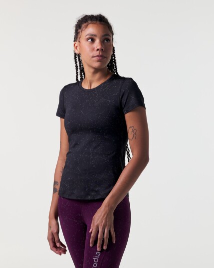 LEVITY Zodiac Reflective Tee Nighty Stardust - S