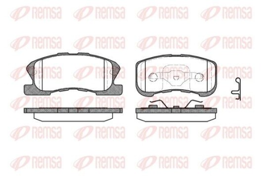 Bremseklosser REMSA 0720.02 Bremseklosser REMSA 0720.02