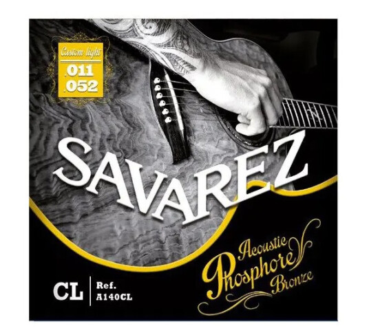 Savarez A140CL stålstrenger til gitar 011-052 Savarez A140CL stålstrenger til gitar 011-052