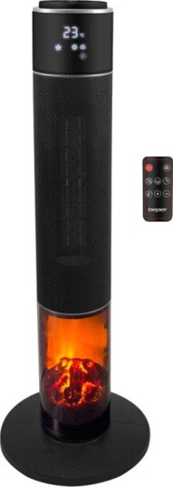 Beper P203TER100 Keramisk Tårnvifteovn (2000W) Sort