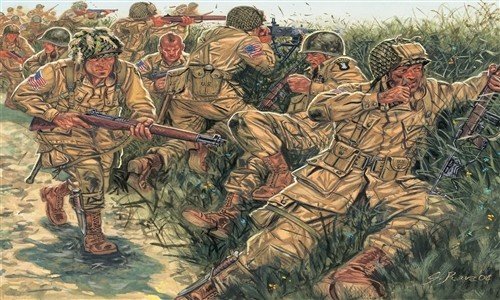 Italeri Infanterisett 1/72 WWII U.S Paratroopers