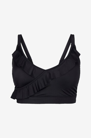 Zizzi   Bikini BH sKatrin Sc Swim Top Solid   Svart