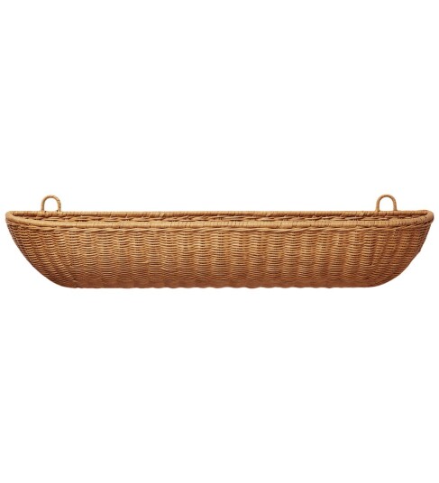 Ferm Living Veggkurv Flettet Rotting 14x75 cm