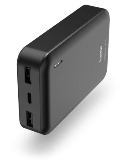 Hama Pocket 10 Powerbank 10000mAh USB-A Antrasitt Hama Pocket 10 Powerbank 10000mAh USB-A Antrasitt
