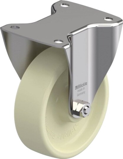 Blickle 896864 Bx-Poh 150G Fast Hjul I Rustfritt Stål, Hjuldiameter 150 Mm, Maks 400 Kg (1 Stk)