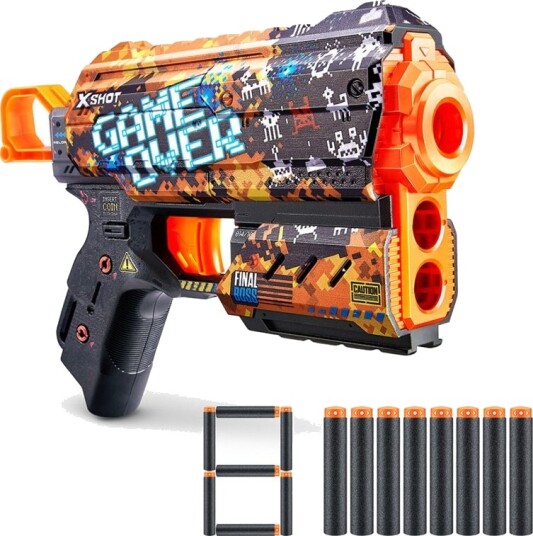 X-Shot Skins Flux Game Over blaster