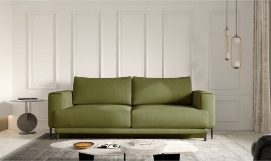 Sofa Eltap Dalia 248x84x95 cm Nube 33 Grønn