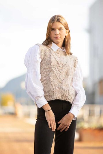 Viking Garn 2029 3 Lace Vest