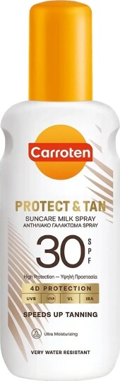 Carroten Protect & Tan Spray Solkrem SPF 30 200 ML - Nudeskygge Carroten Protect & Tan Spray Solkrem SPF 30 200 ML - Nudeskygge